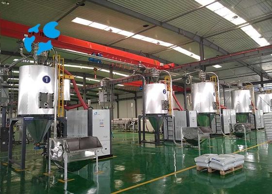 Kimyasal Elyaf için 750kg / H Endüstriyel Sıcak Hava Kurutma Makinesi